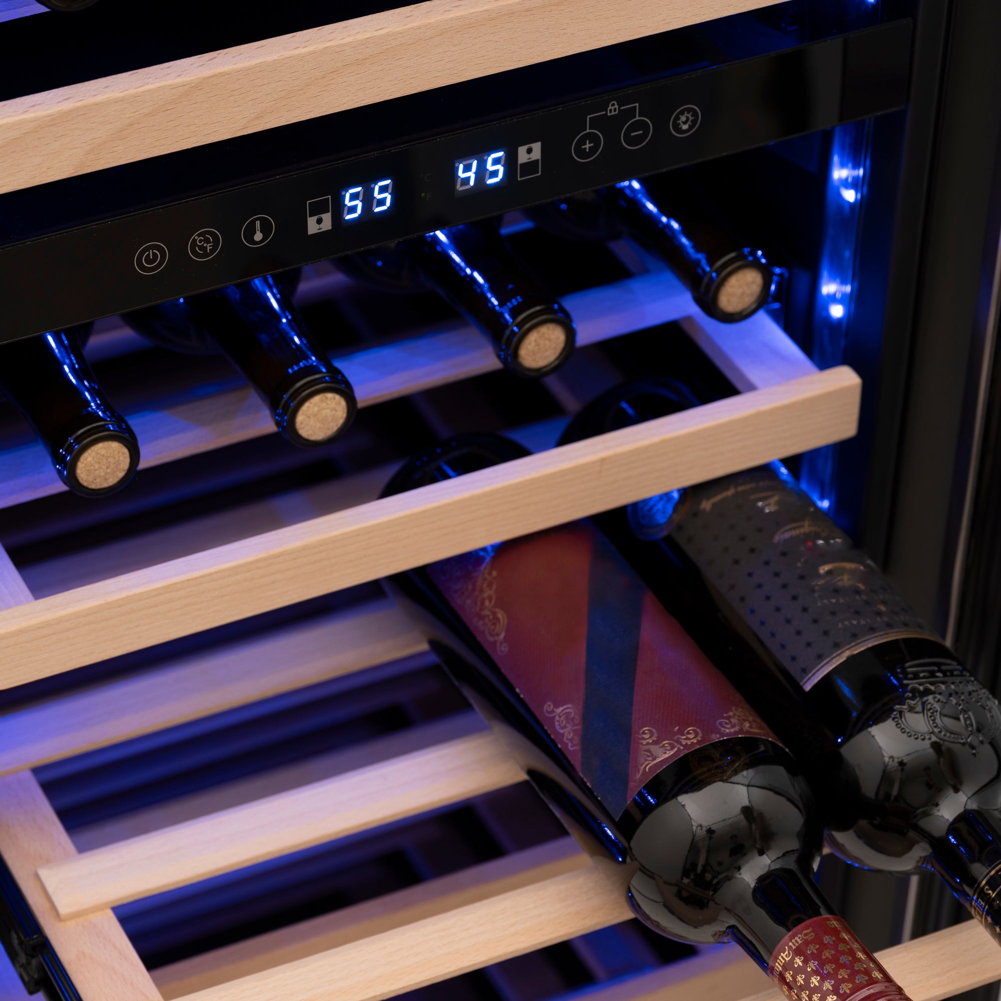 Antarctic Star 111-Bottle Dual Zone Wine Center