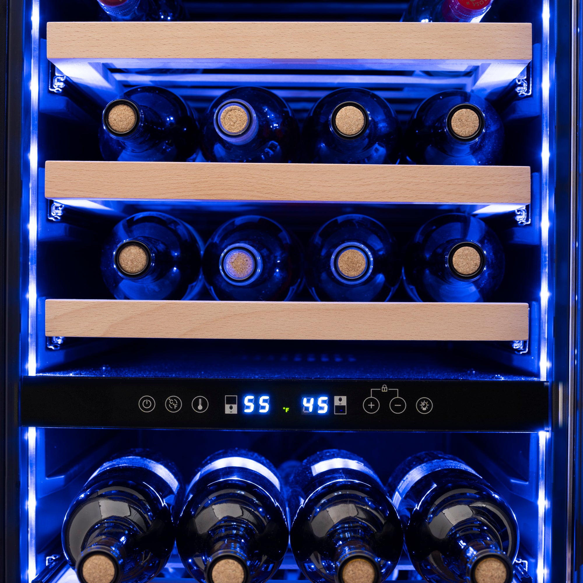 Antarctic Star 111-Bottle Dual Zone Wine Center