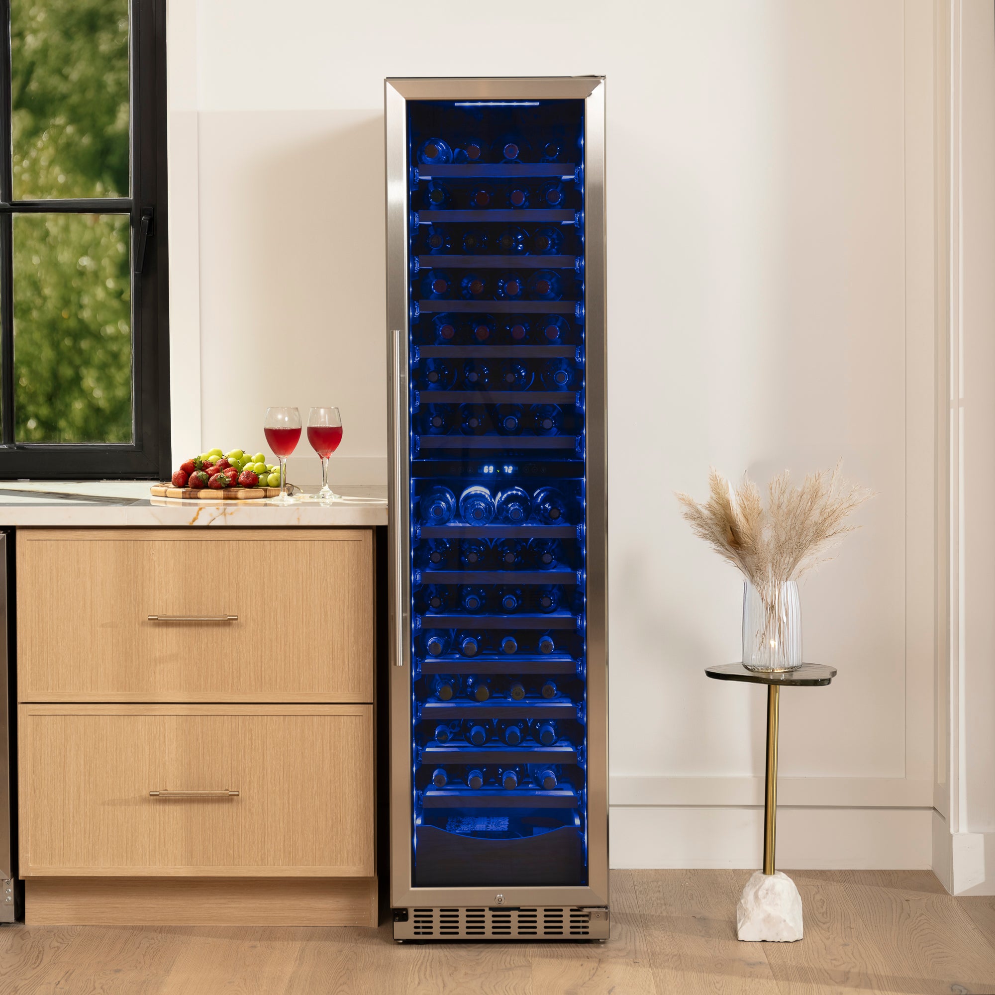 Antarctic Star 111-Bottle Dual Zone Wine Center