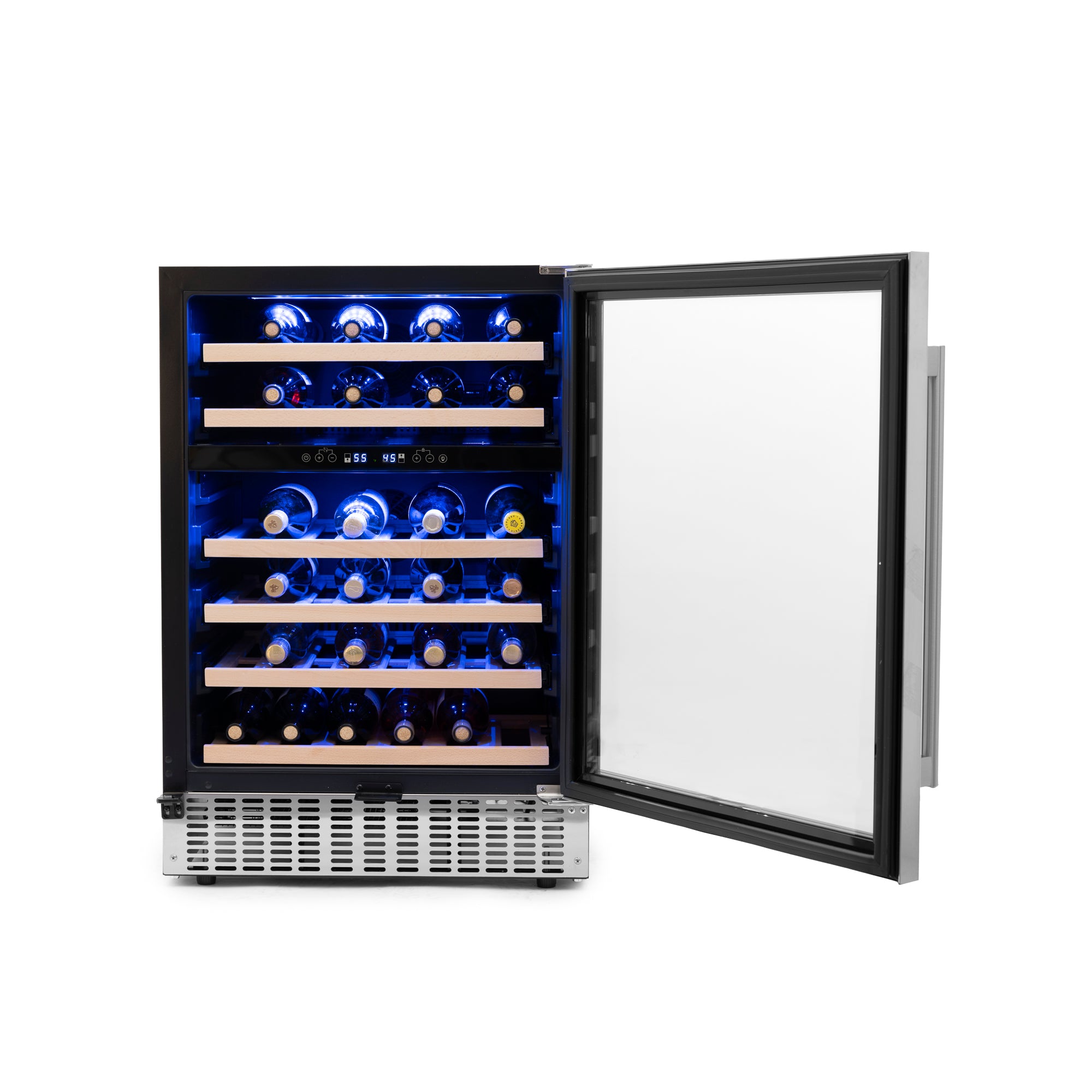 Antarctic Star 46-Bottle Dual Zone Built-in Wine Fridge