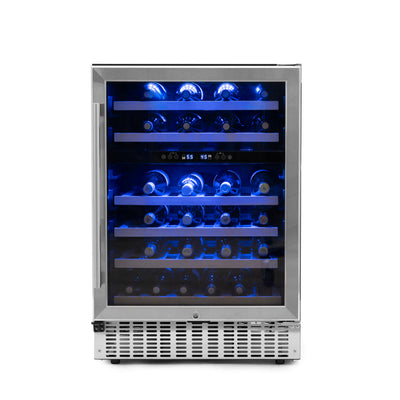 Antarctic Star 46-Bottle Dual Zone Built-in Wine Fridge