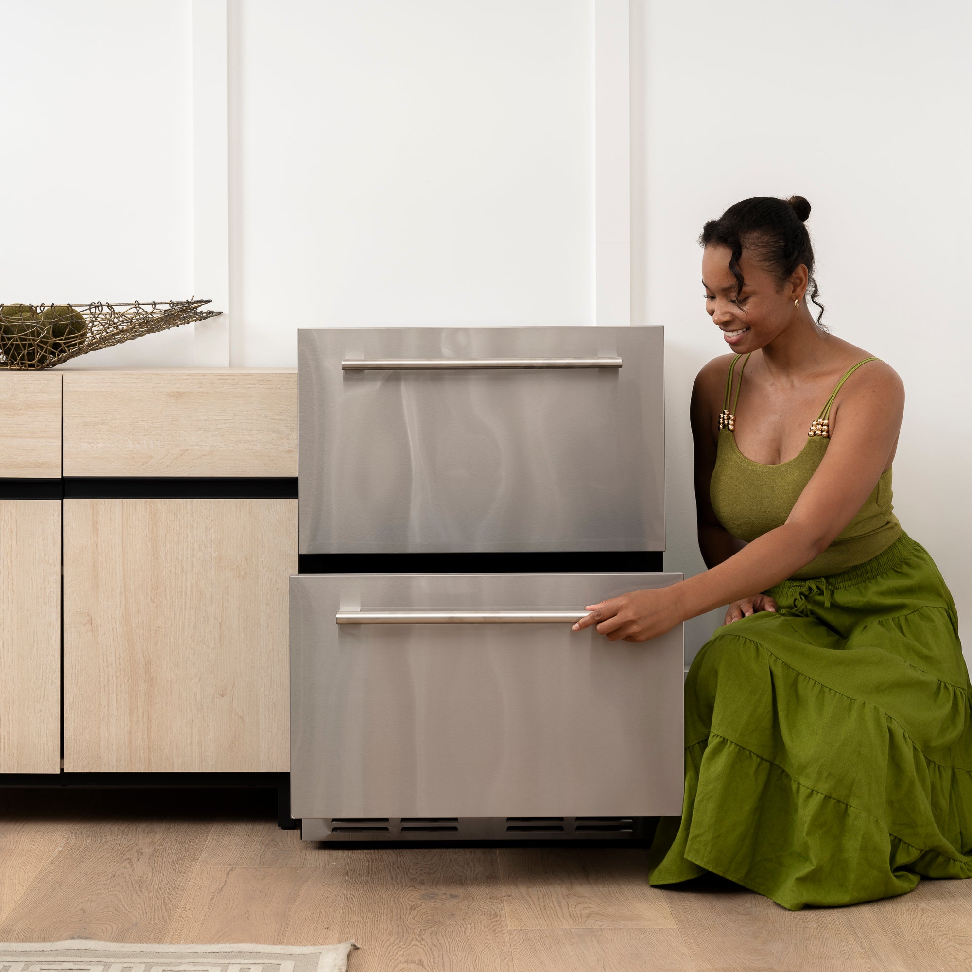 Antarctic Star Double Drawer Built-in Refrigerator