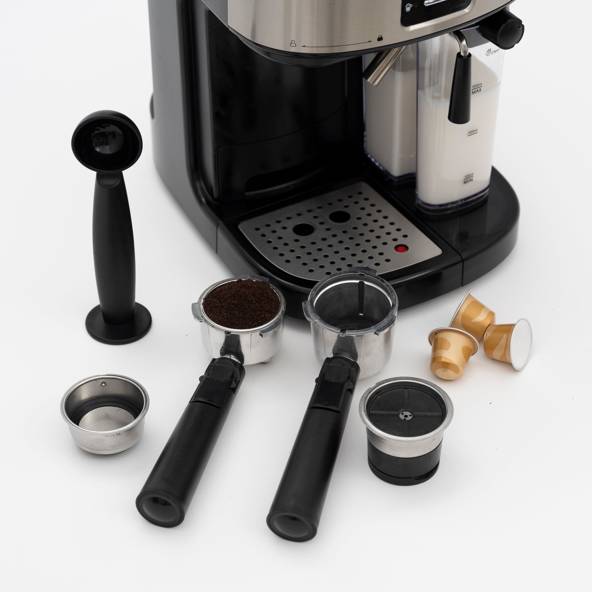 Kismile 3-in-1 Espresso Machine with Button Interface