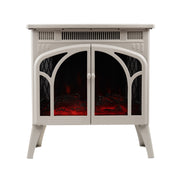 R.W.FLAME French Door Electric Stove Fireplace