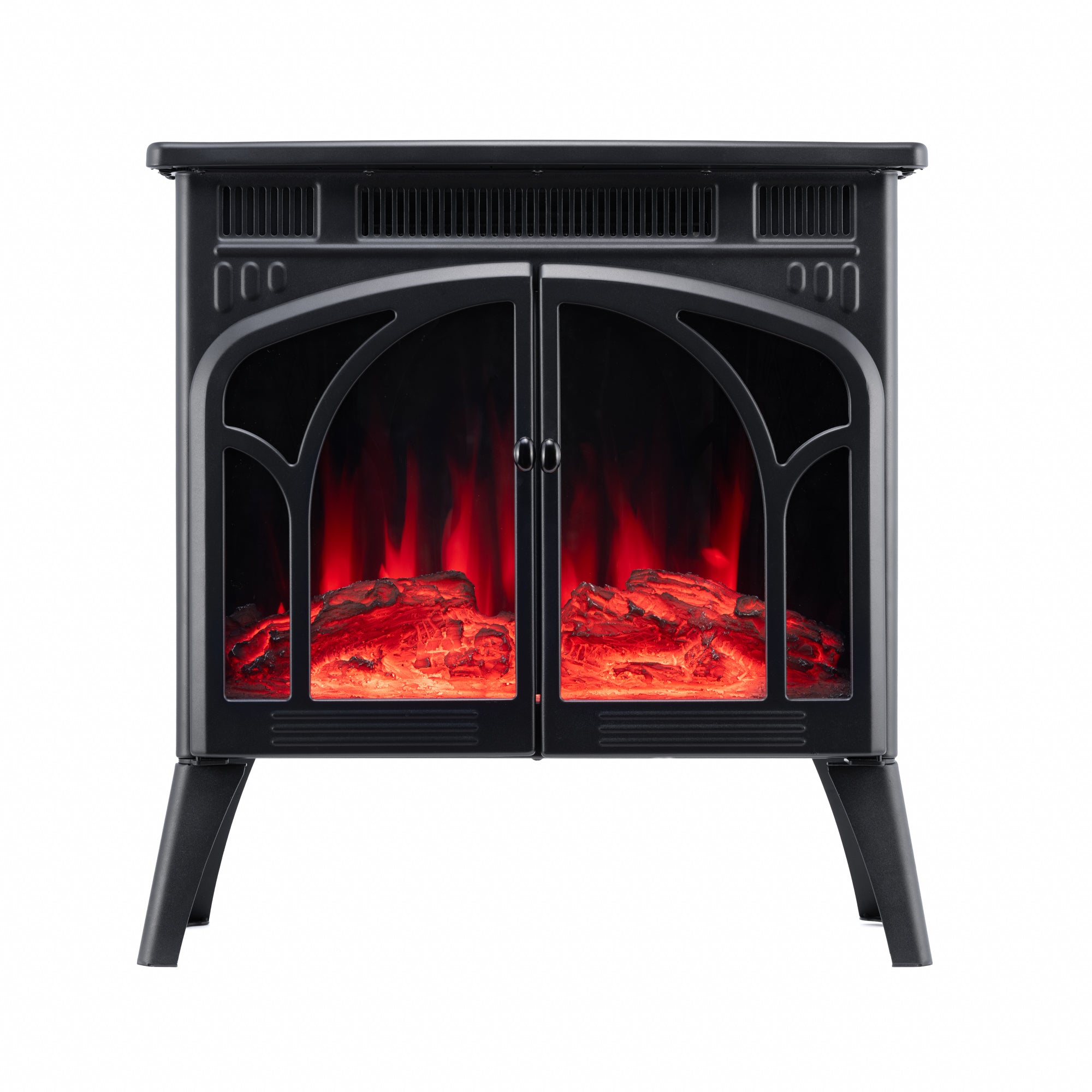 R.W.FLAME French Door Electric Stove Fireplace