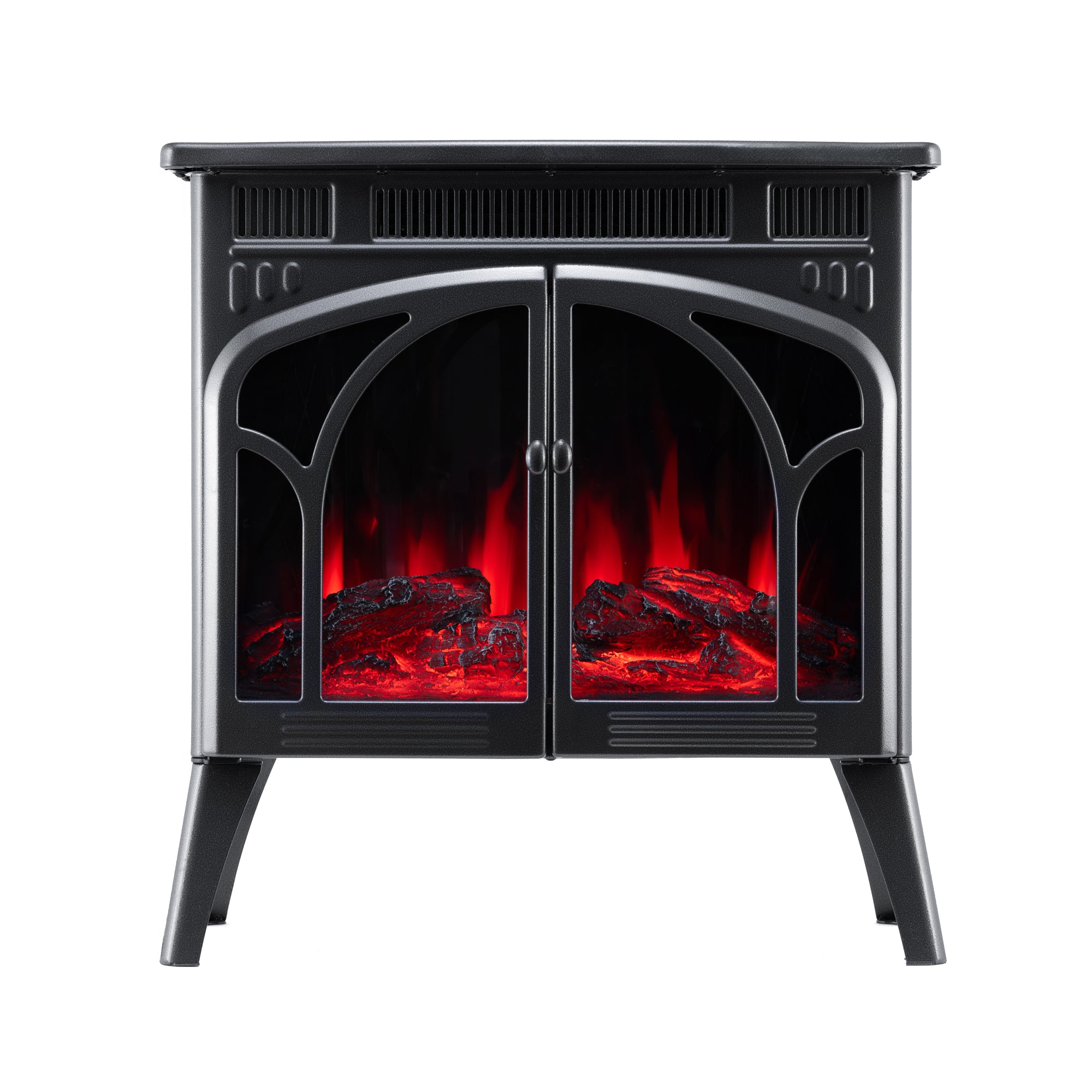R.W.FLAME French Door Electric Stove Fireplace