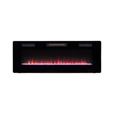 R.W.FLAME Wall-Mount/Recessed Electric Fireplace