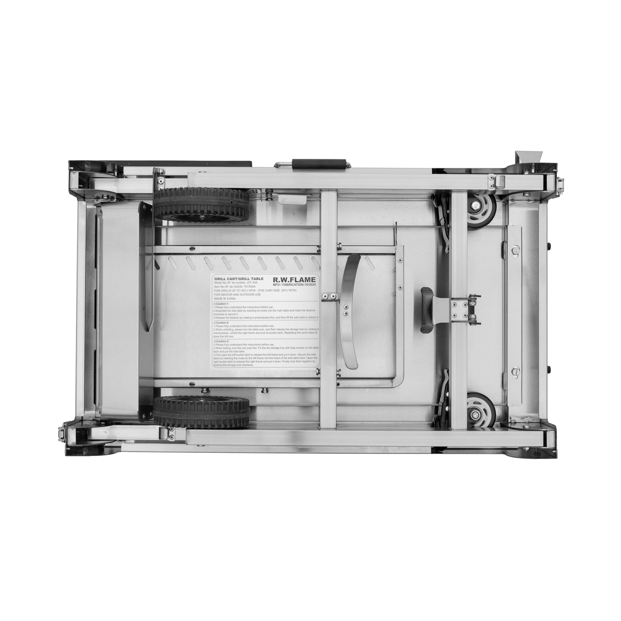 R.W.FLAME Deluxe Portable Grill Table