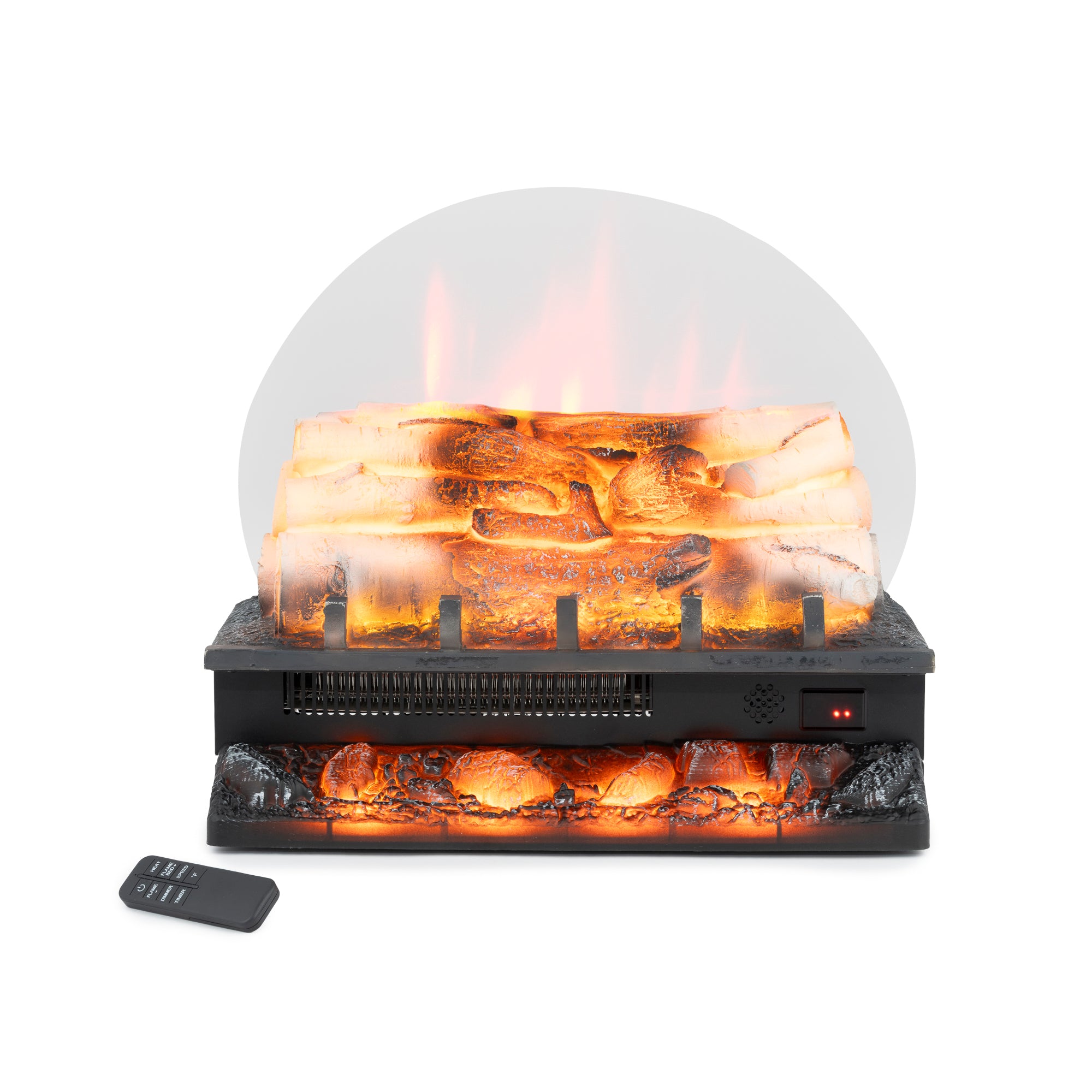 R.W.FLAME Electric Fireplace Insert Log Heater – Rowan Appliance