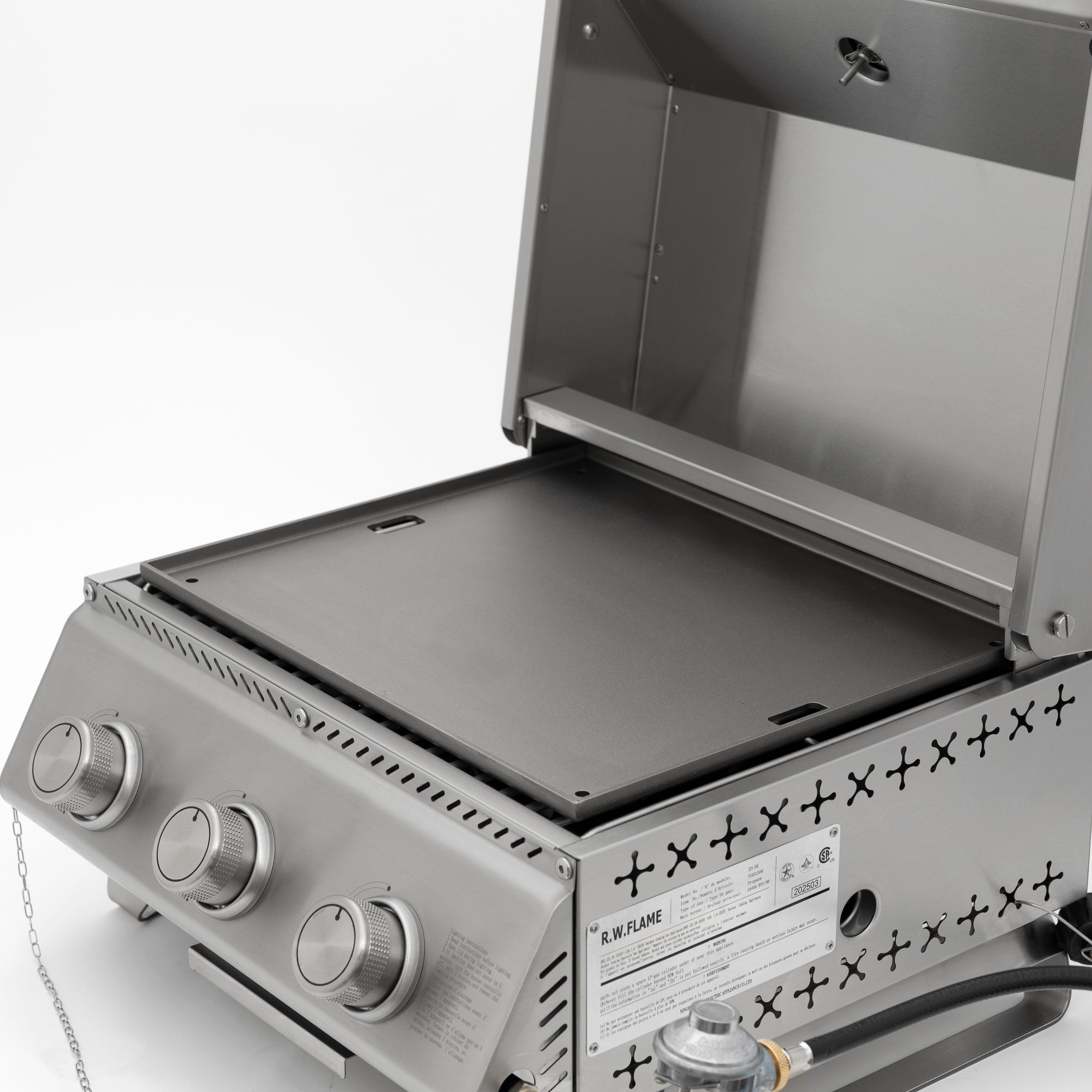 R.W.FLAME Tabletop Grill with Lid