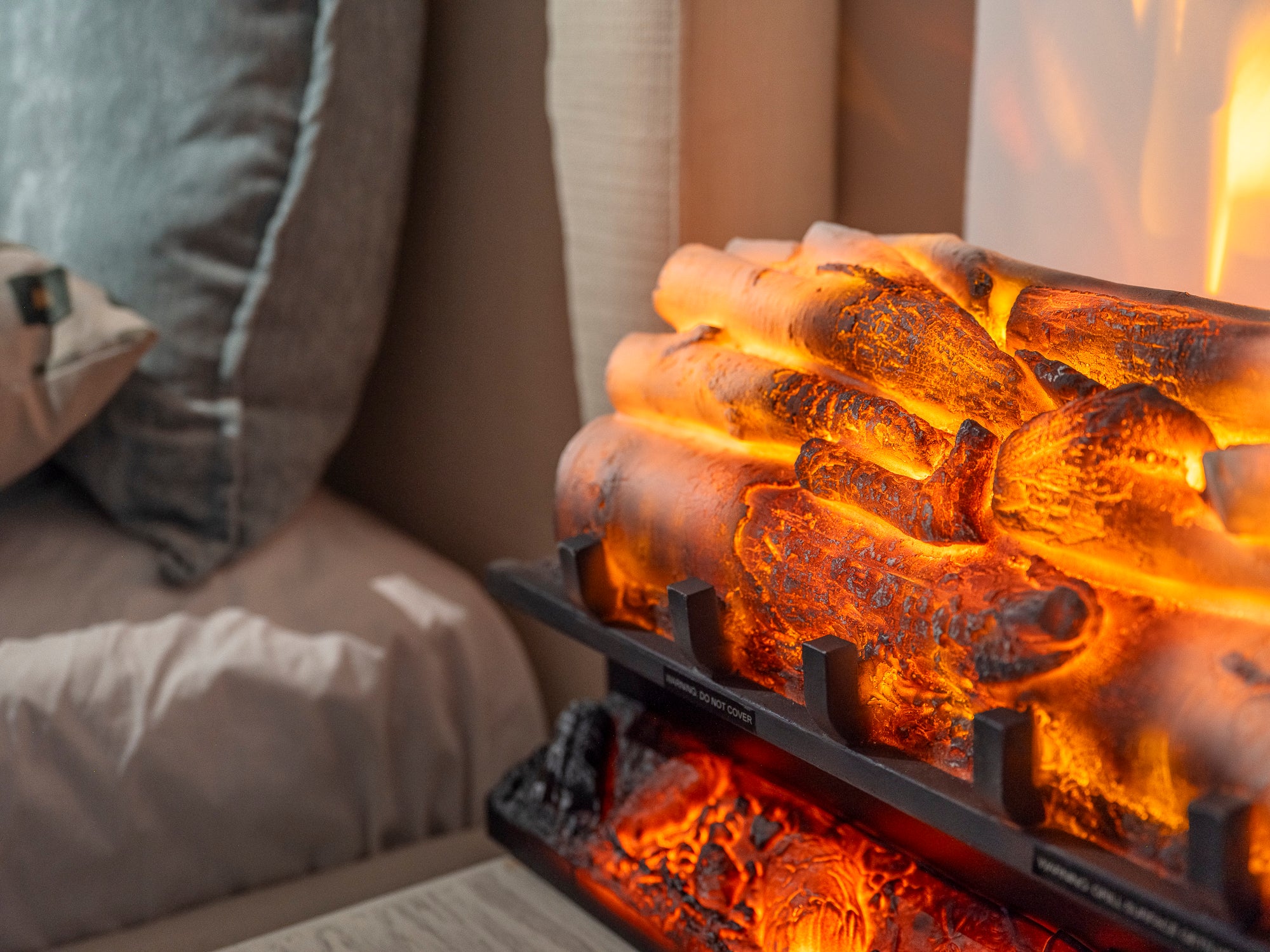 R.W.FLAME Electric Fireplace Insert Log Heater