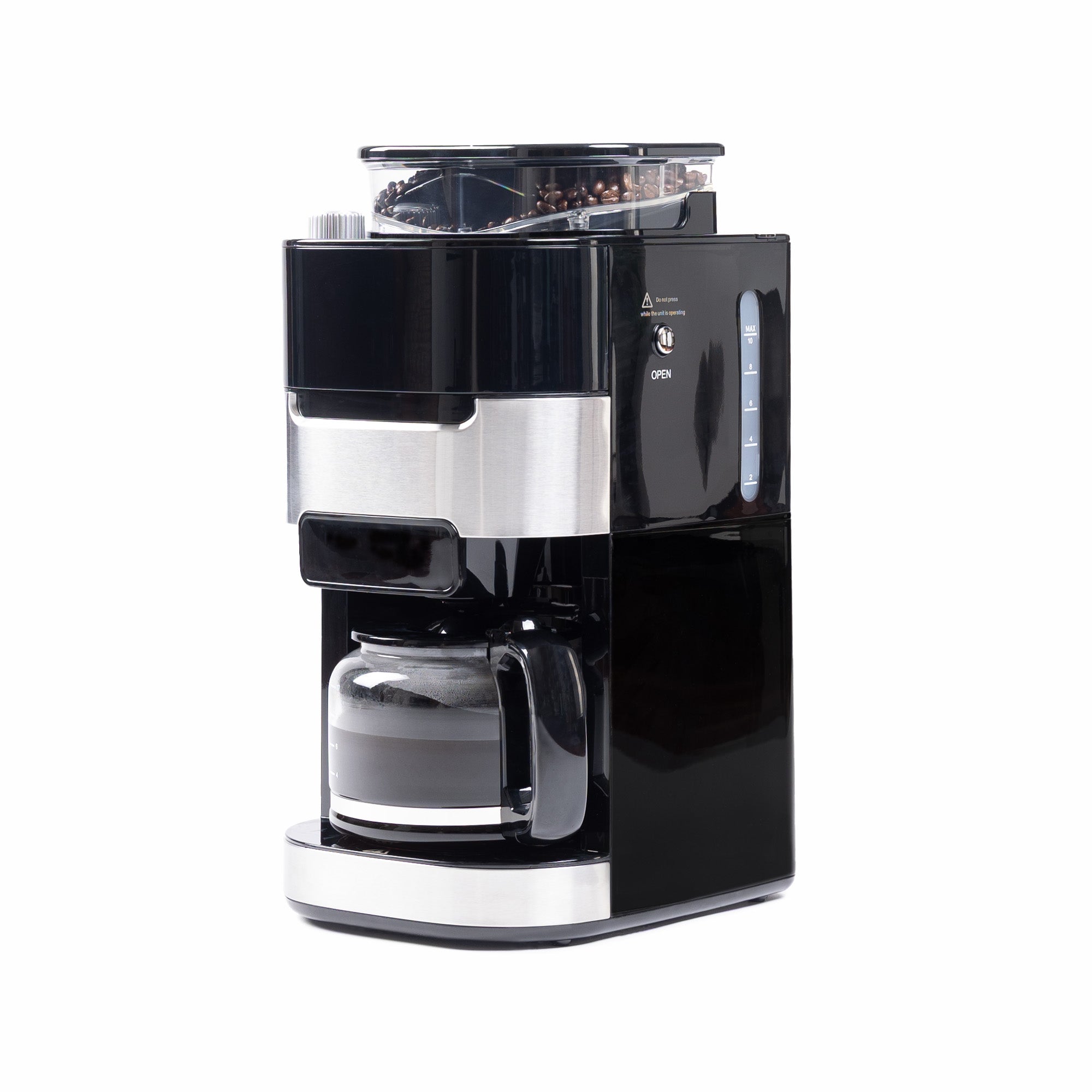 Kismile Programmable Coffee Maker with Built-In Grinder