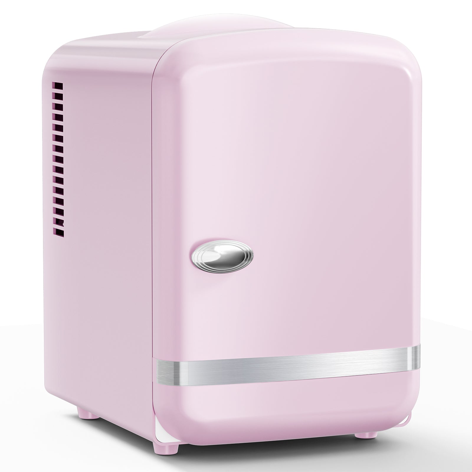 Kismile Retro Mini Fridge with Cooling & Warming Modes