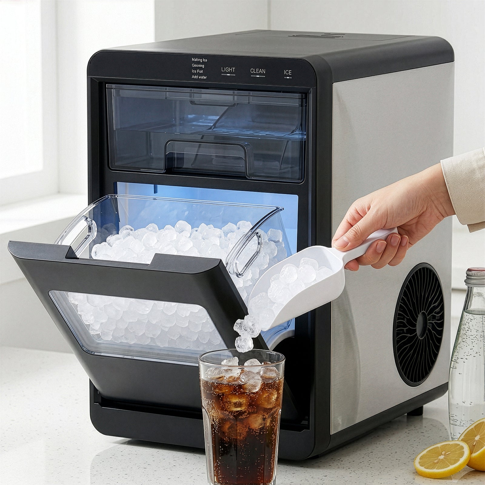 Kismile Countertop Nugget Ice Maker
