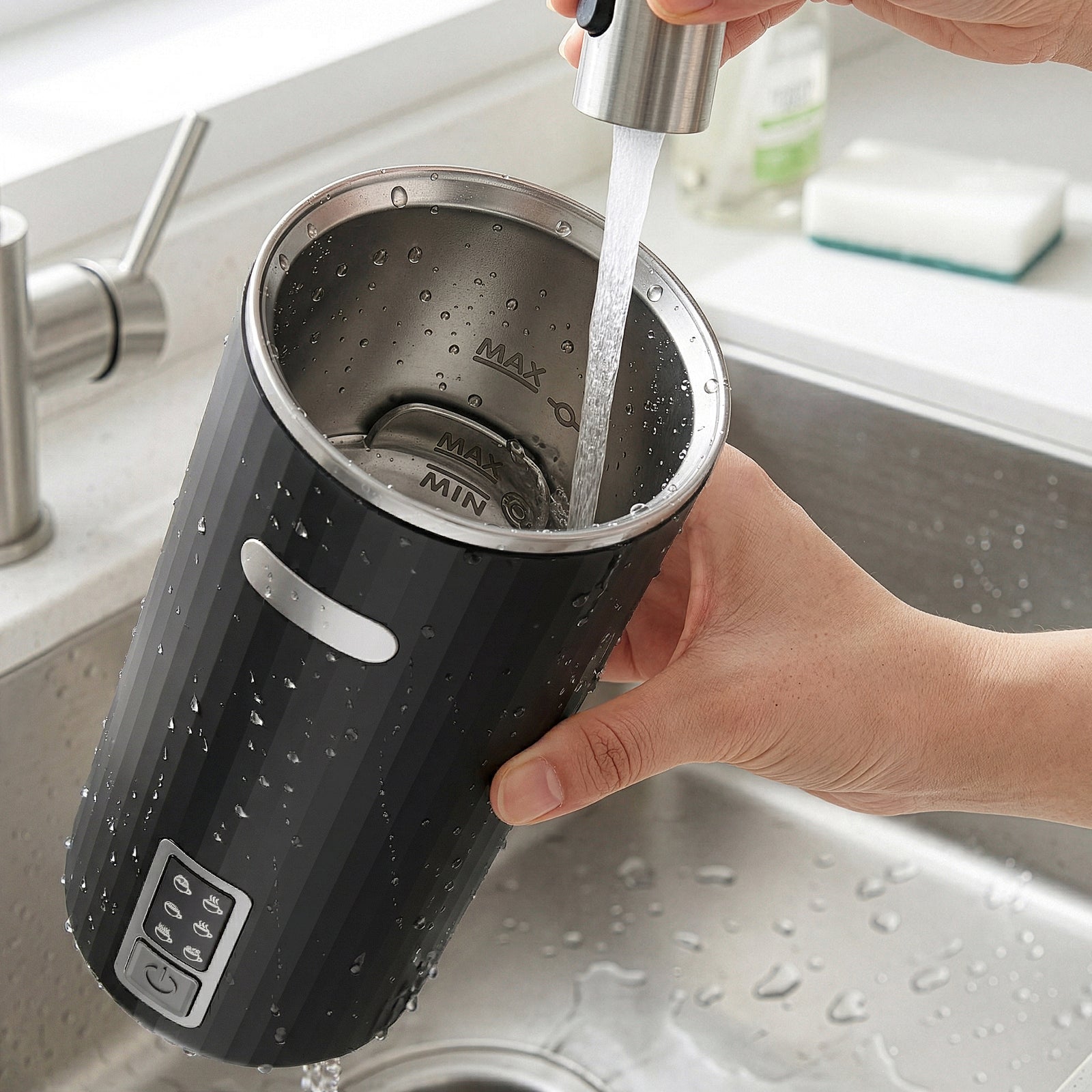 Kismile 6-in-1 Electric Milk Frother