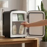 Kismile Retro Mini Fridge with Cooling & Warming Modes