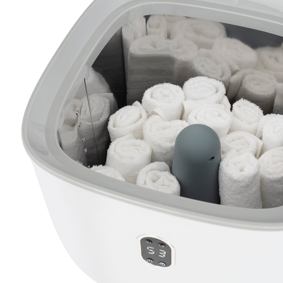 Dual heating modes, multiple timer settings, and a sleek LCD display