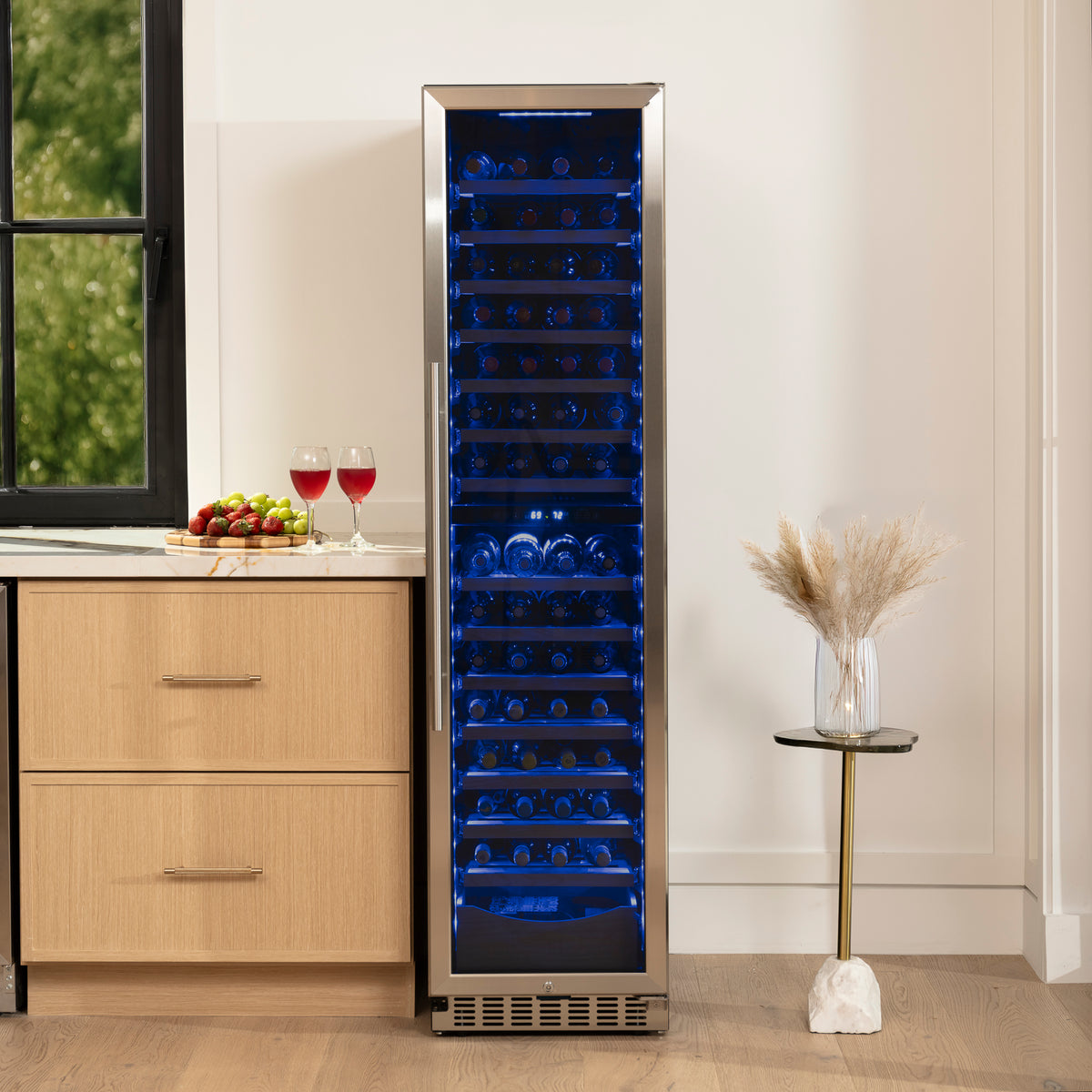 High-capacity wine cooler