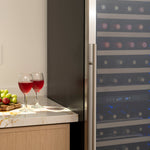 Antarctic Star 111-Bottle Dual Zone Wine Center
