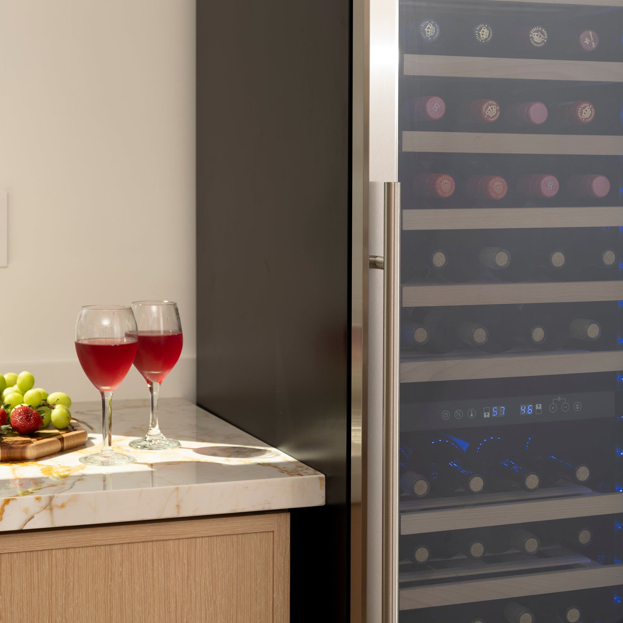 Antarctic Star 111-Bottle Dual Zone Wine Center