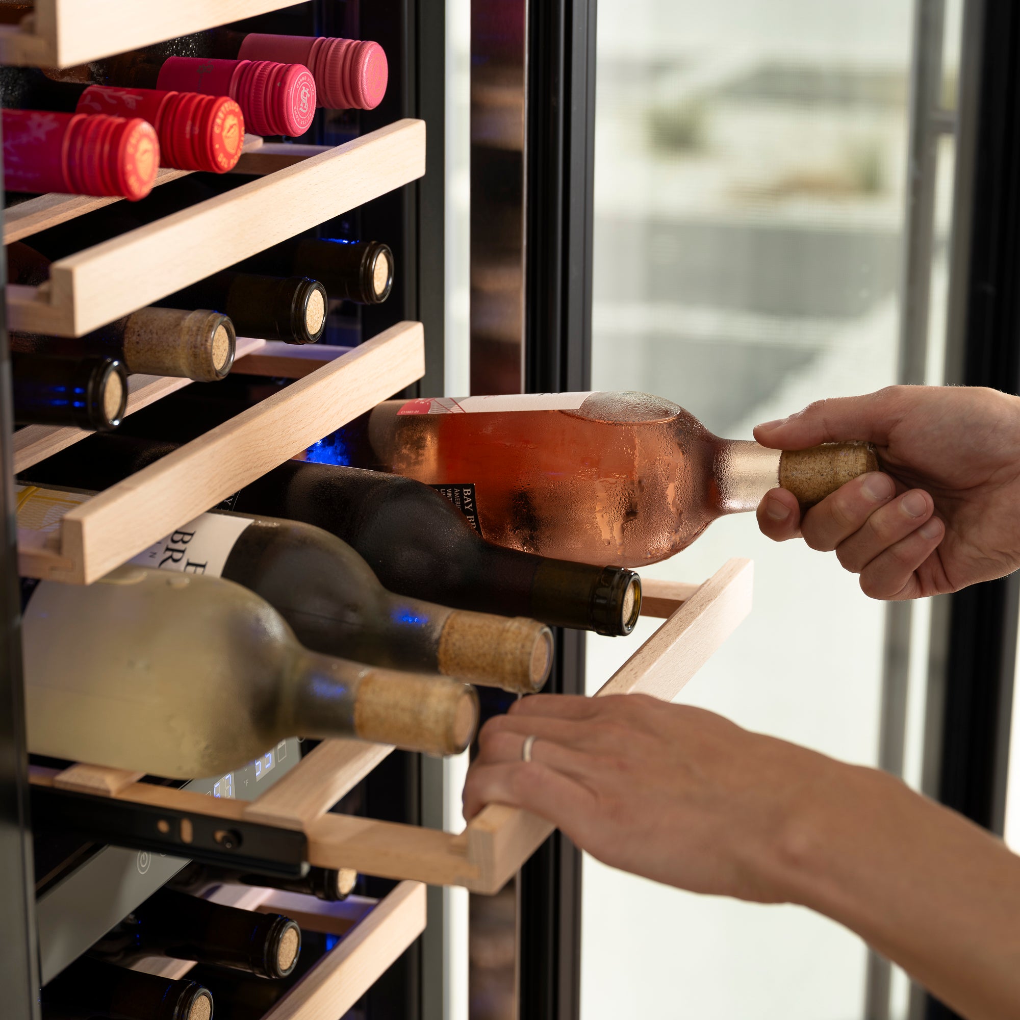 Antarctic Star 111-Bottle Dual Zone Wine Center