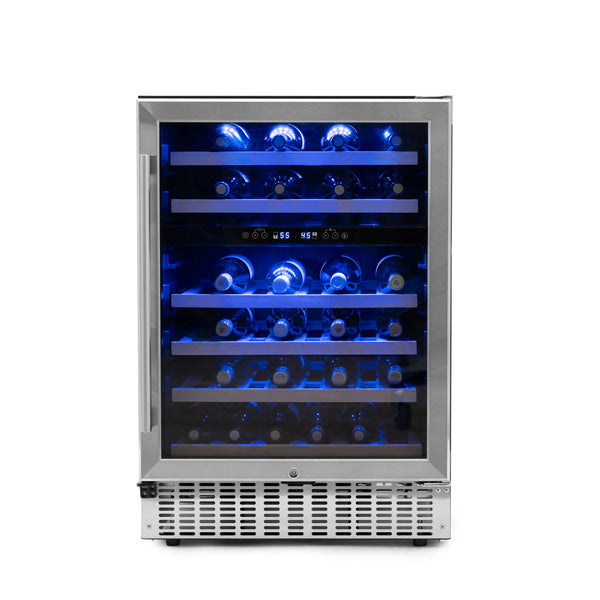 Antarctic Star 46-Bottle Dual Zone Built-in Wine Fridge