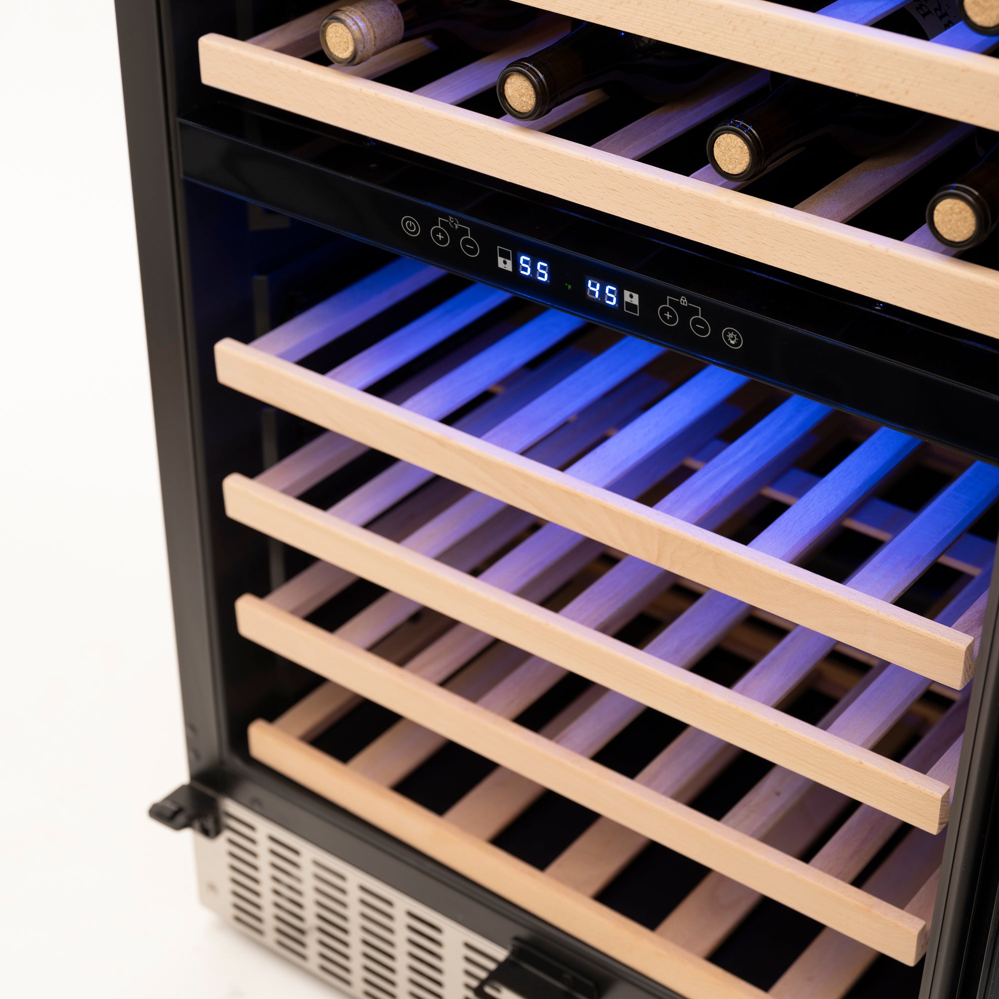 Antarctic Star 46-Bottle Dual Zone Built-in Wine Fridge