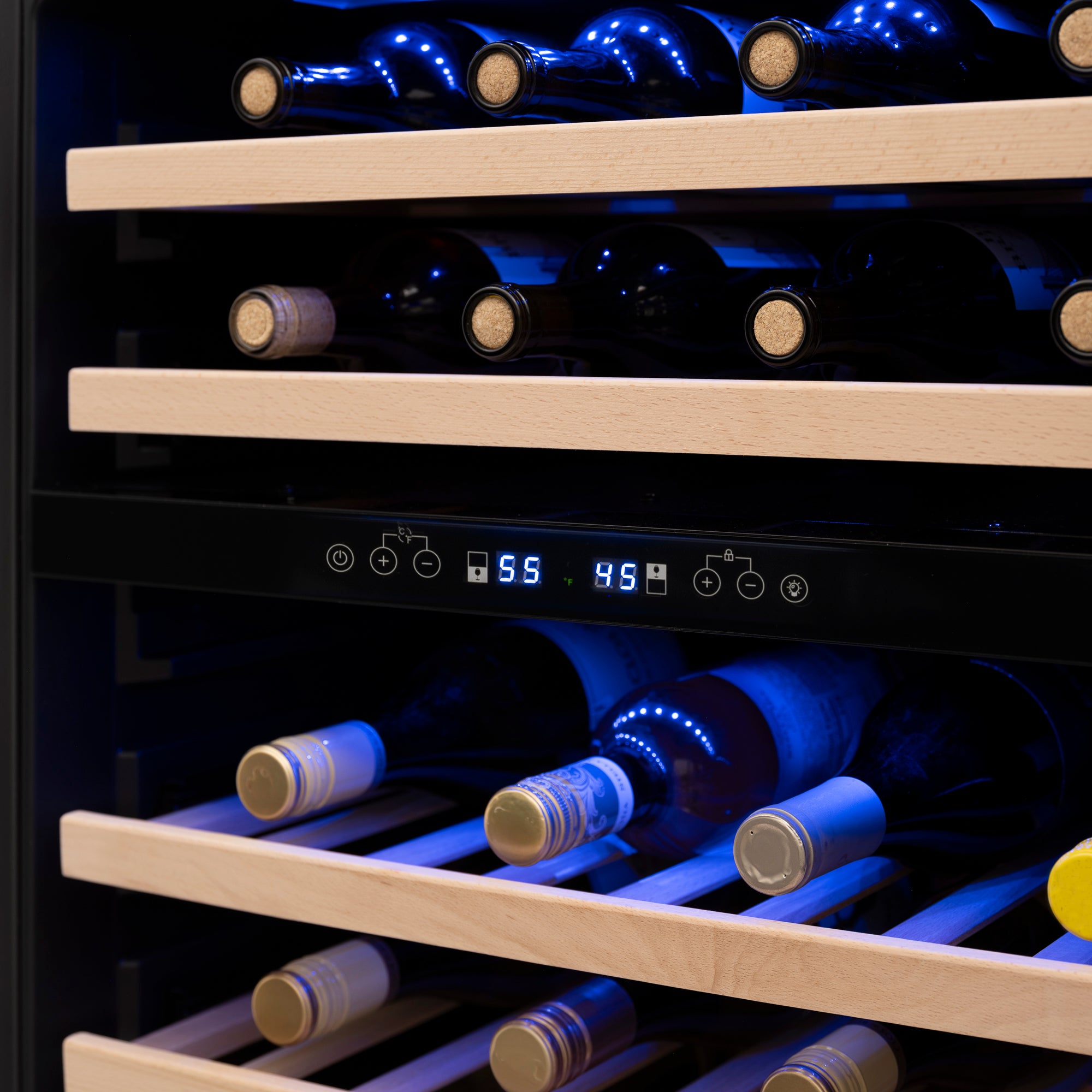 Antarctic Star 46-Bottle Dual Zone Built-in Wine Fridge