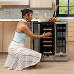 Antarctic Star Dual Zone Built-in Wine and Beverage Center