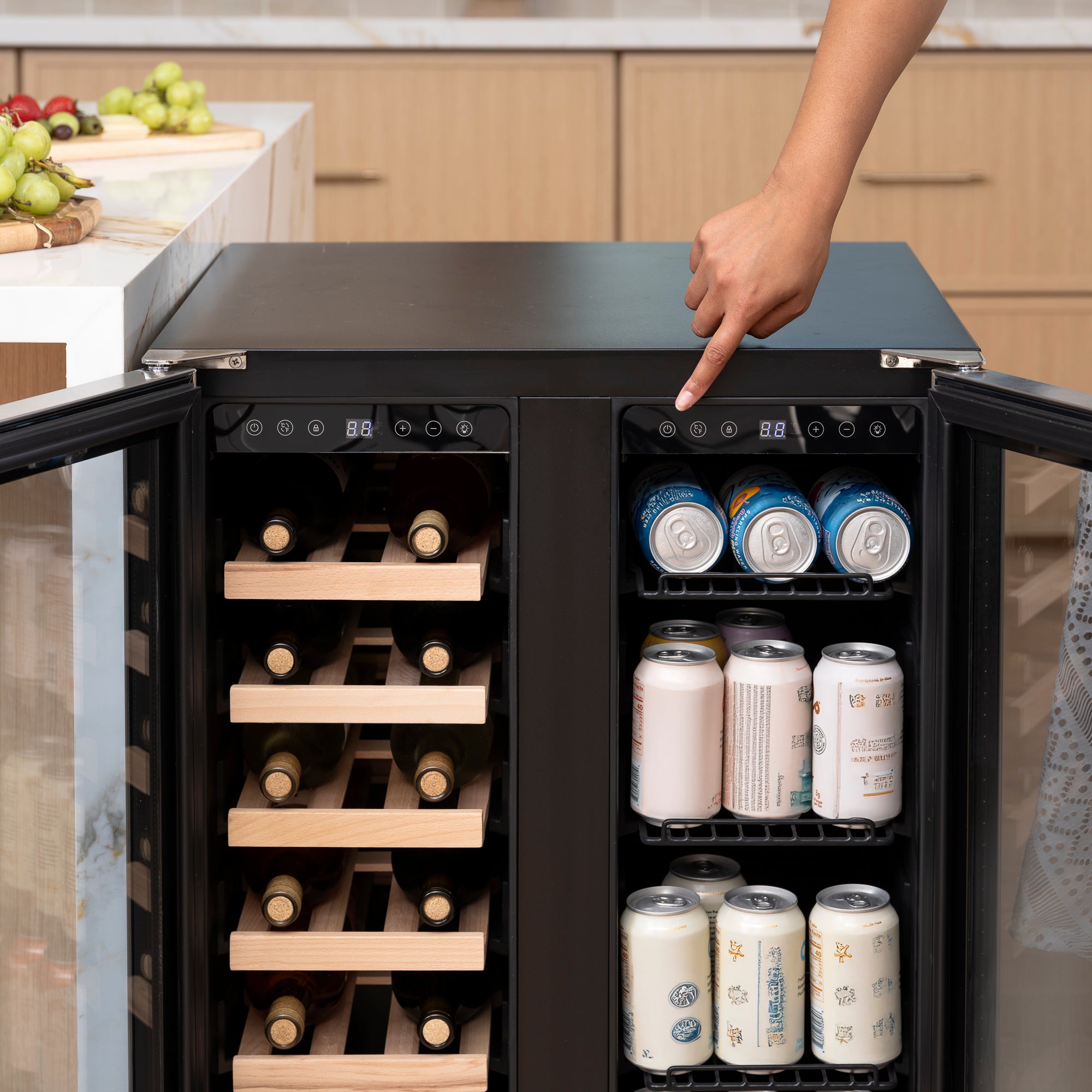 Antarctic Star Dual Zone Built-in Wine and Beverage Center