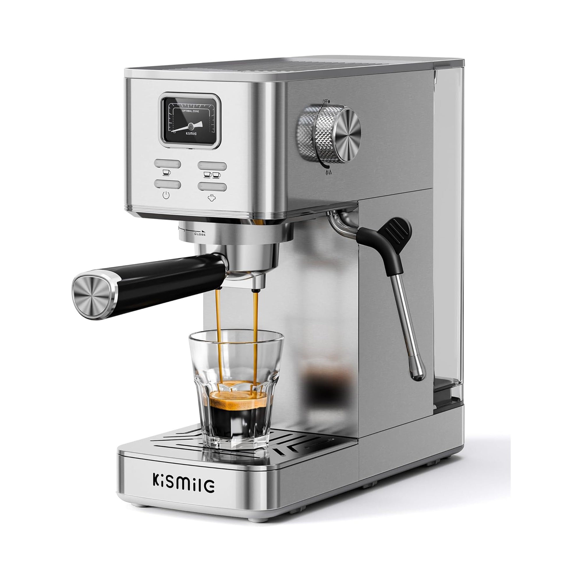 Kismile 20-bar Compact Espresso Machine