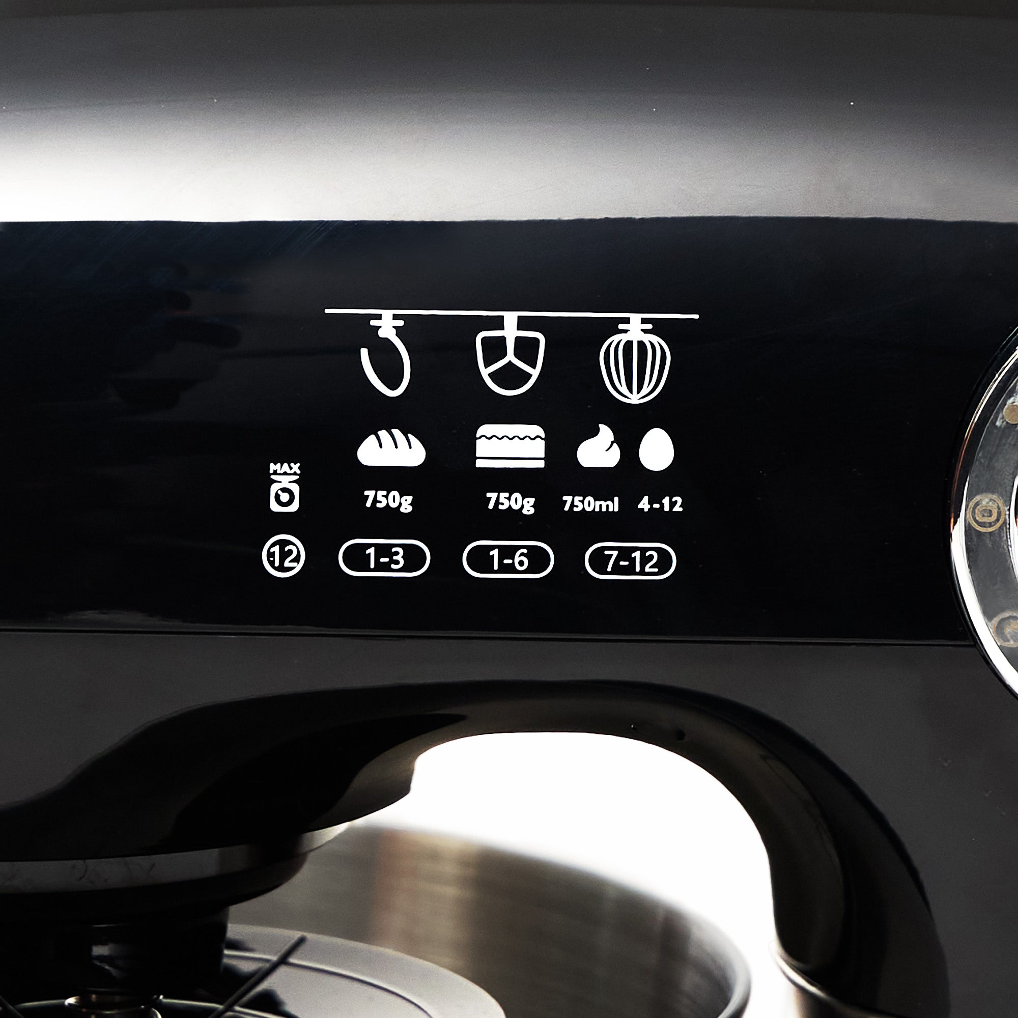 Kismile 12-Speed Electric Kitchen Mixer