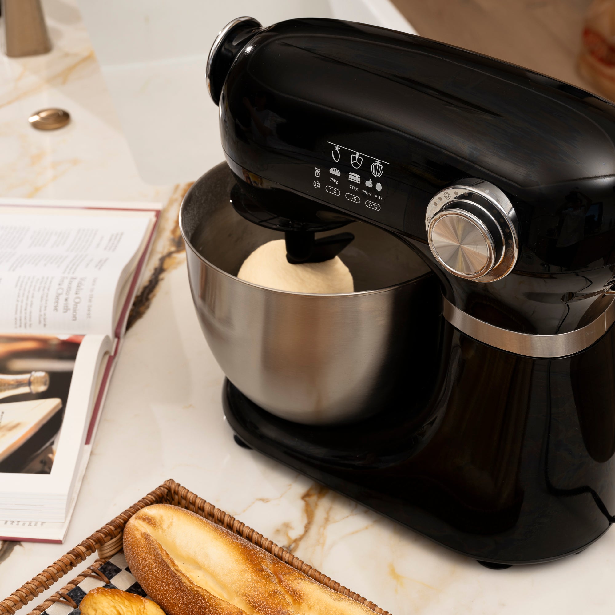 Kismile 12-Speed Electric Kitchen Mixer