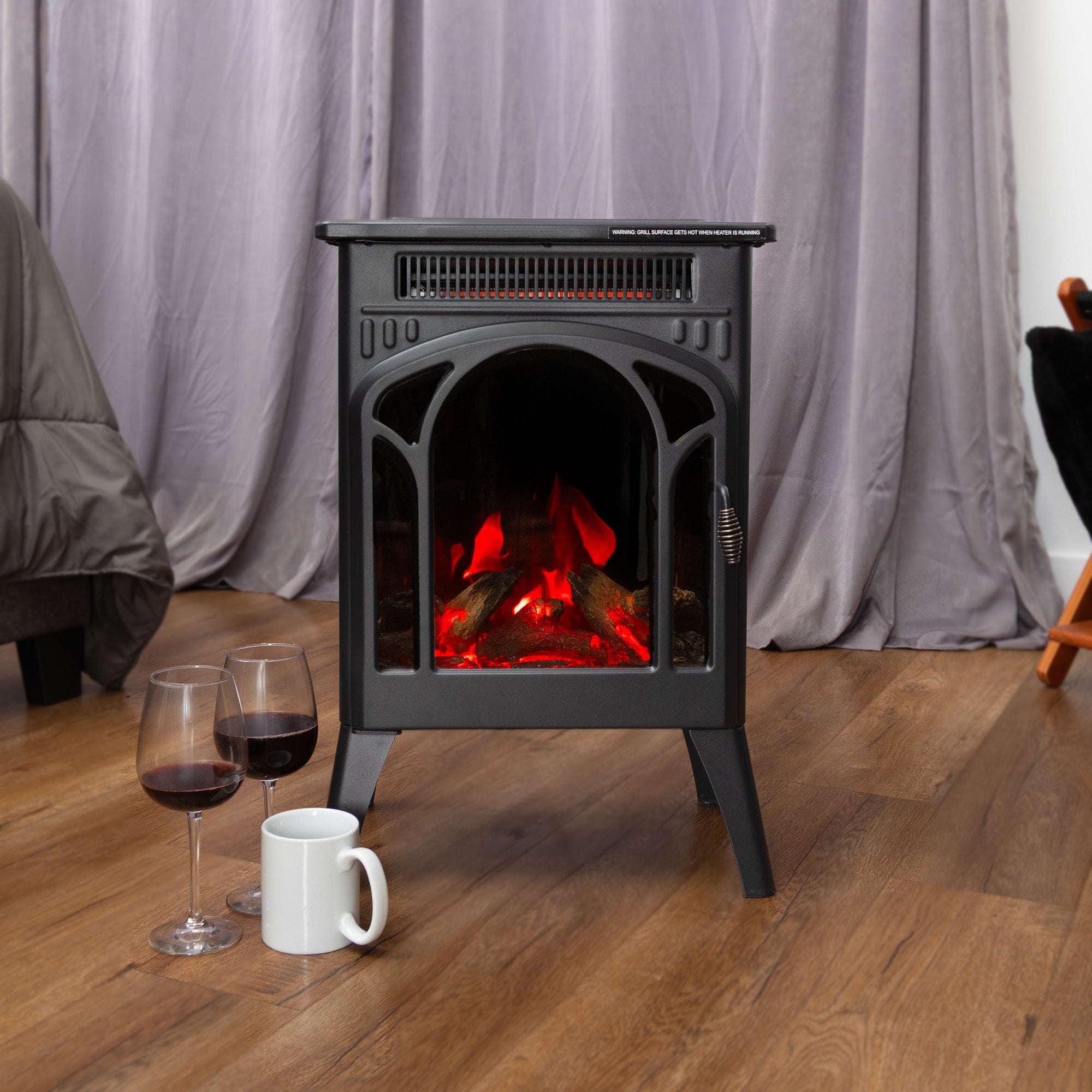 R.W.FLAME 16-inch Electric Stove Fireplace