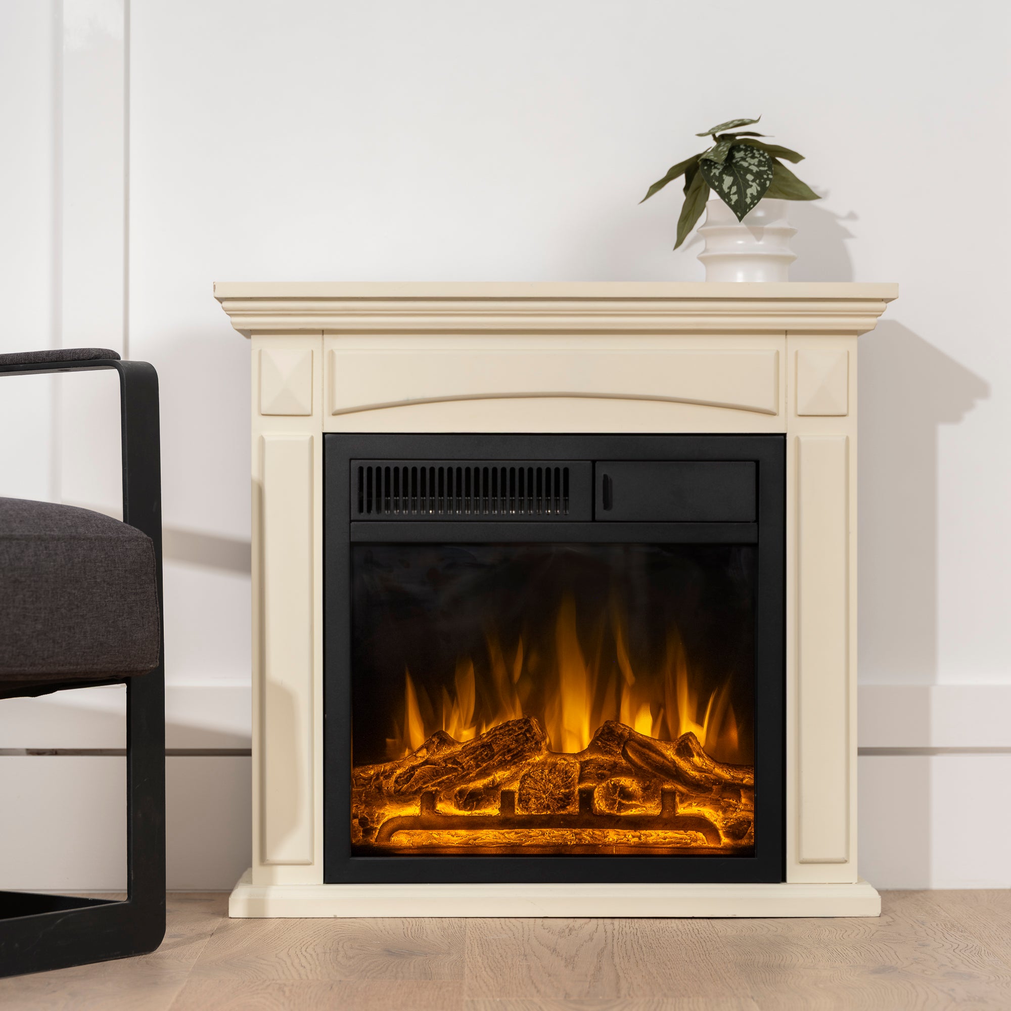 R.W.FLAME 26-inch Electric Fireplace with Mantel