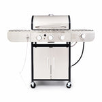 R.W.FLAME 3-Burner Propane Grill with Side Burner