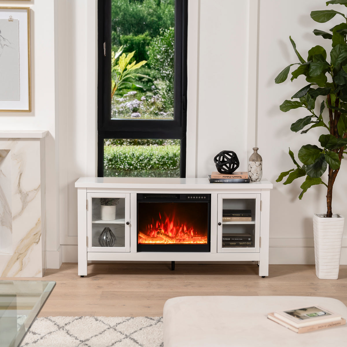 Blends modern design with cozy functionality