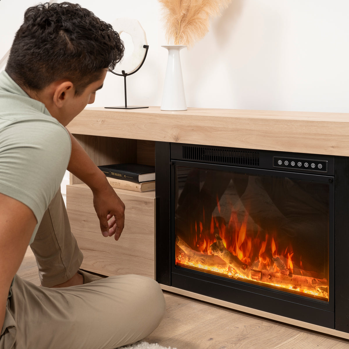 Combines warmth, function, and contemporary style