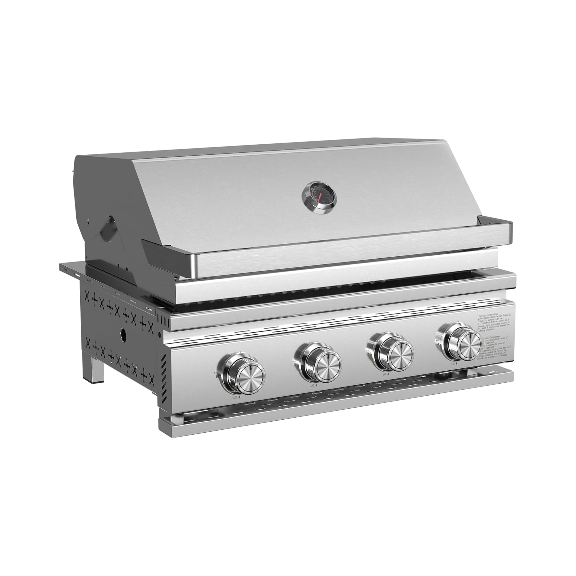 R.W.FLAME 4-Burner Build In Propane Grill