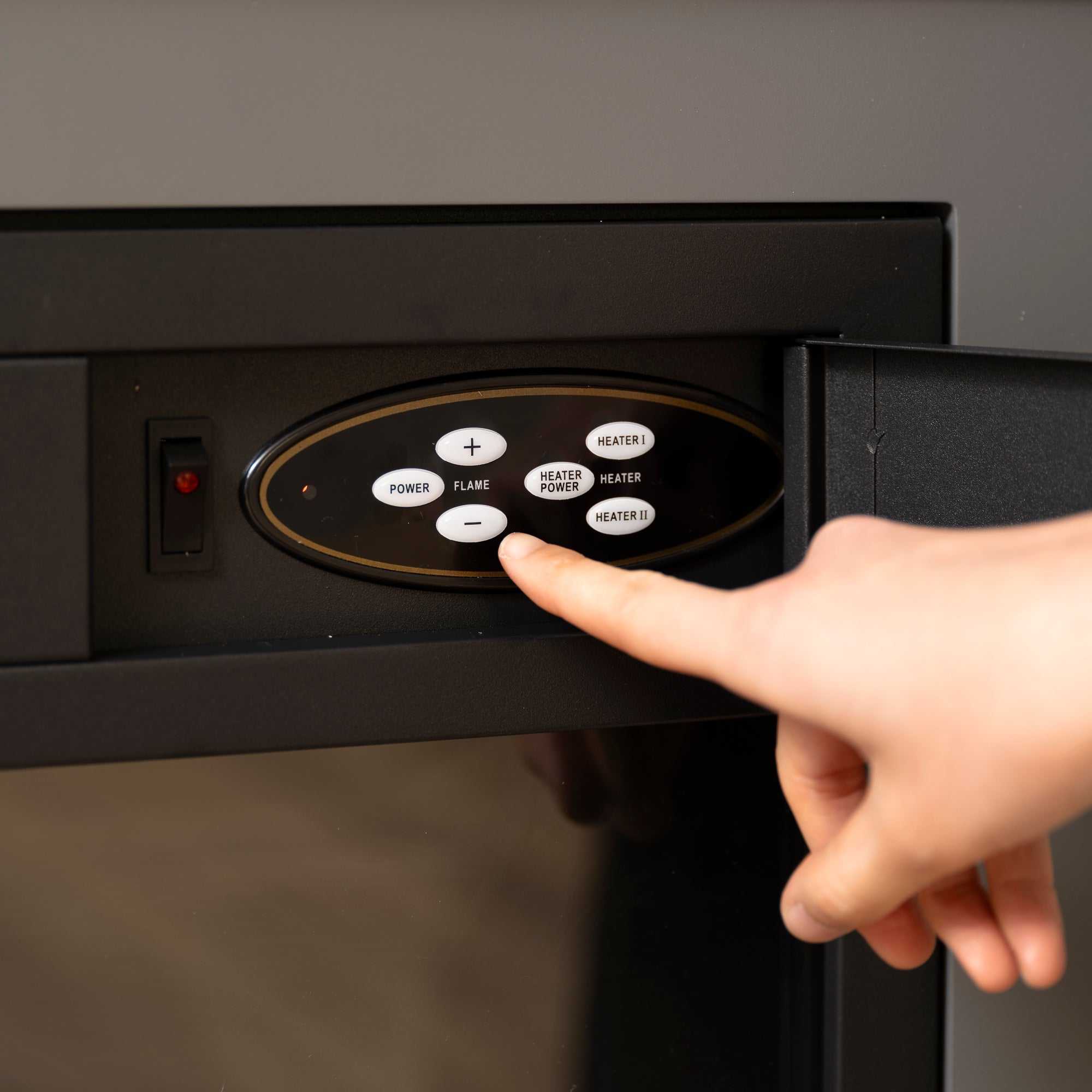 R.W.FLAME 36-inch Electric Fireplace with Mantel