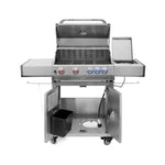 R.W.FLAME 4-Burner RGB Propane Grill with Side Burner