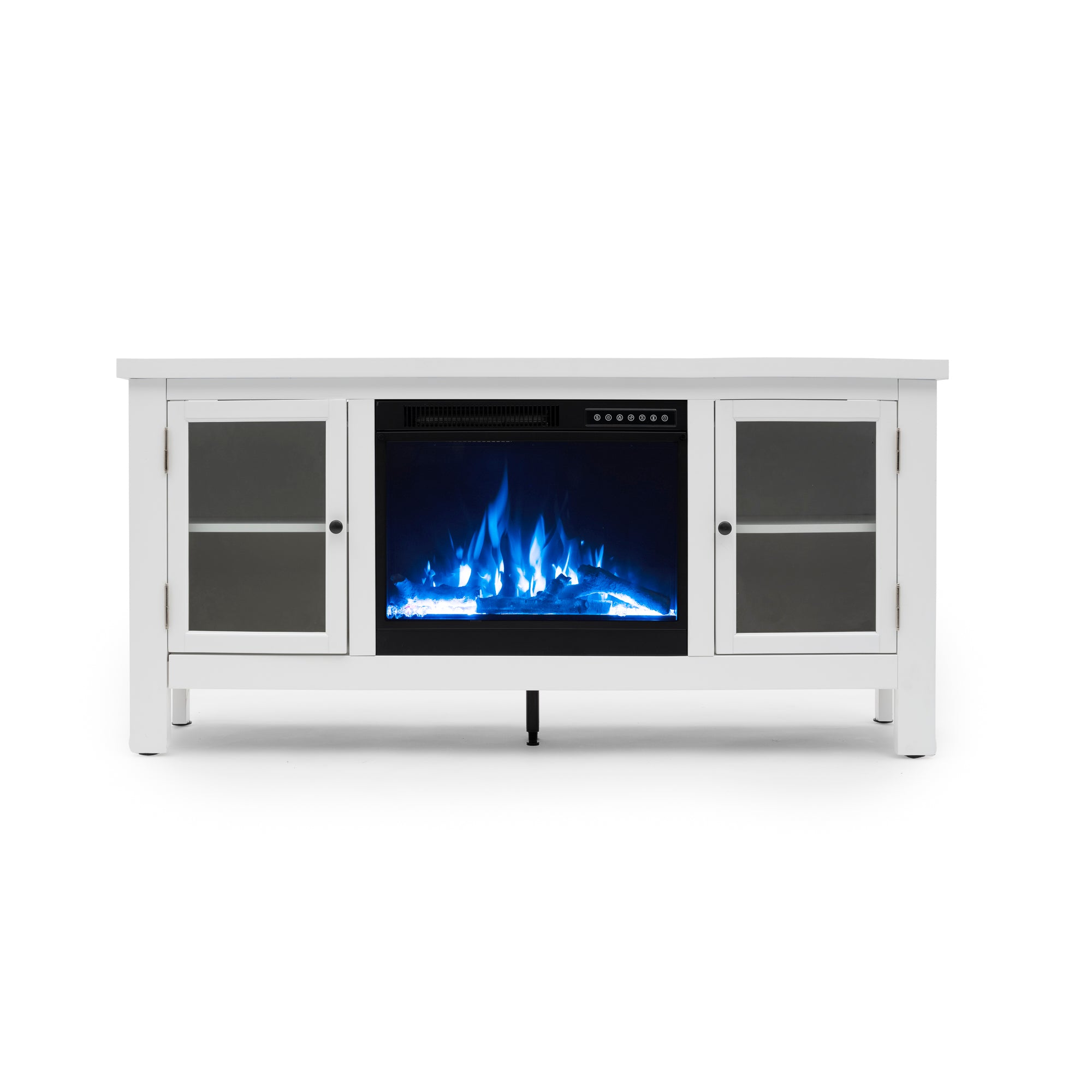 R.W.FLAME Display TV Stand with Electric Fireplace
