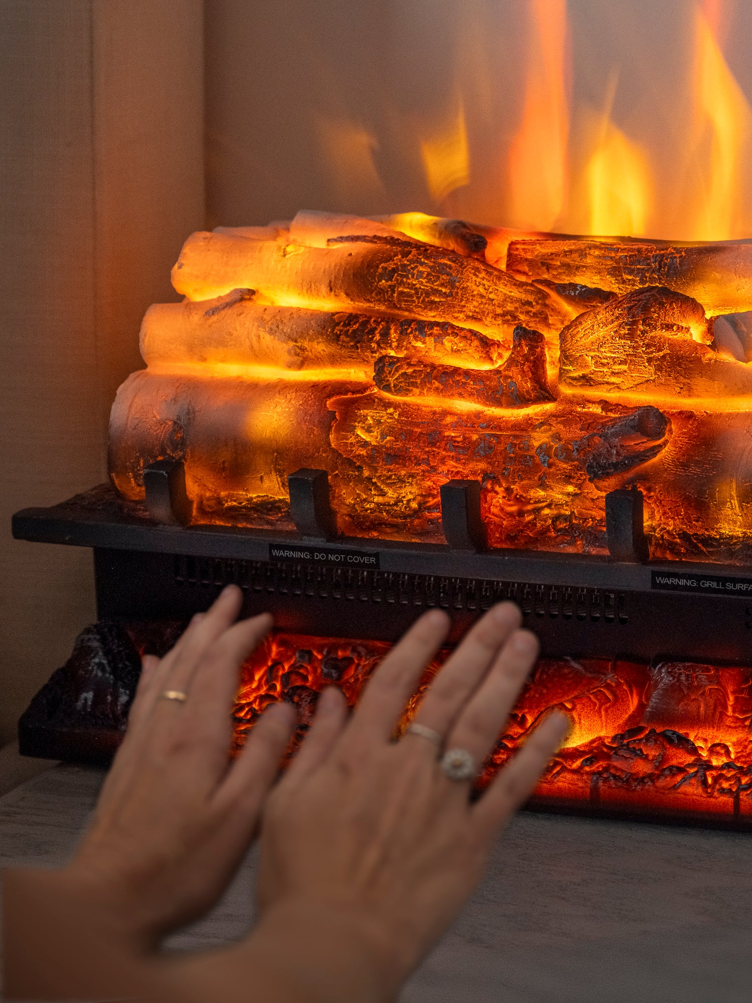 R.W.FLAME Electric Fireplace Insert Log Heater