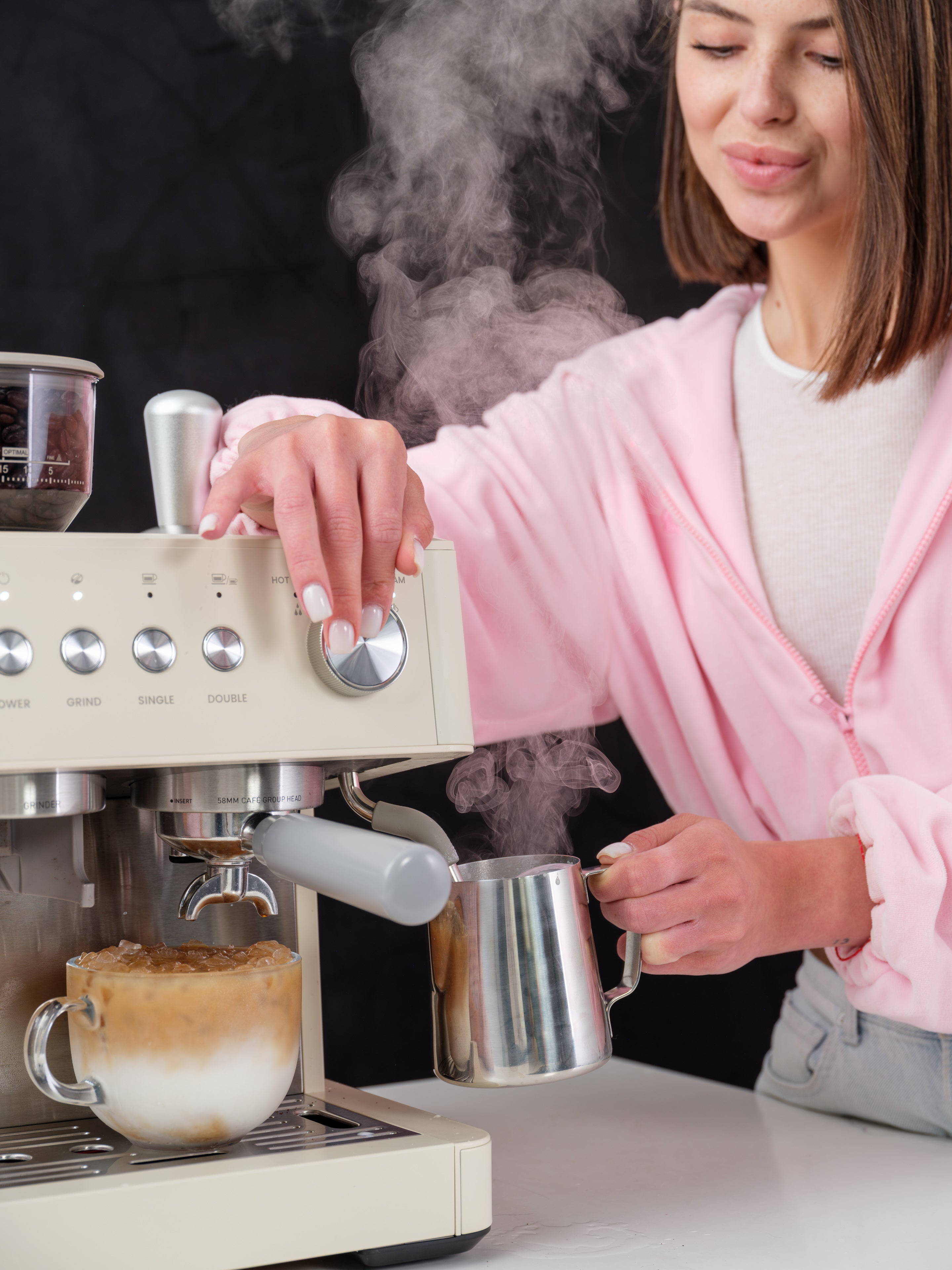 COWSAR 15-Bar Espresso Coffee Machine