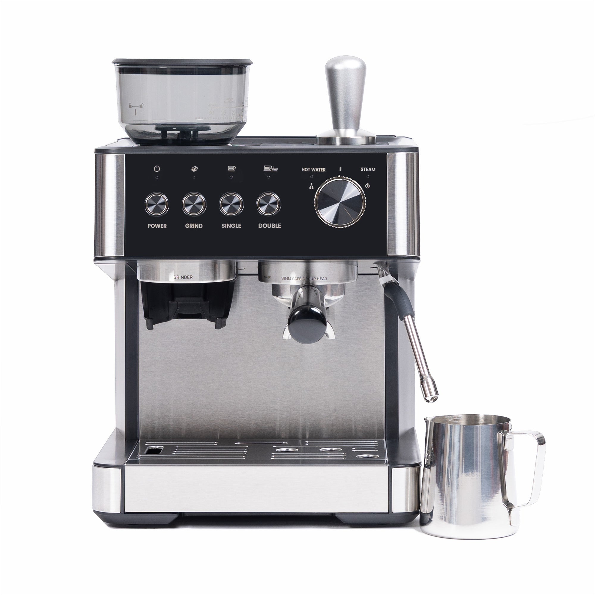 Kismile BaristaPro 20-Bar Espresso Machine with Grinder